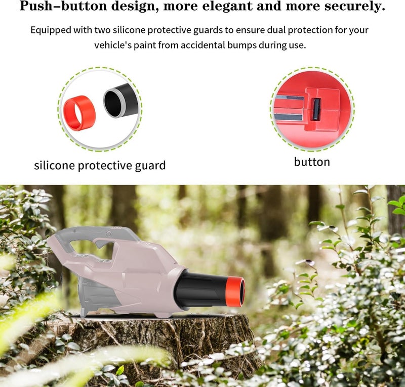 Rozlchar Stocky Car Drying Nozzle for 2724-20/2724-21 Leaf Blower, Compatible for Milwaukee Leaf Blower for Drying, Snow Blowing, Purging Cars, Trucks, Tool Boxes(1 Pack, No Tool) - Image 5